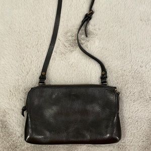 Madewell Black Leather Crossbody
